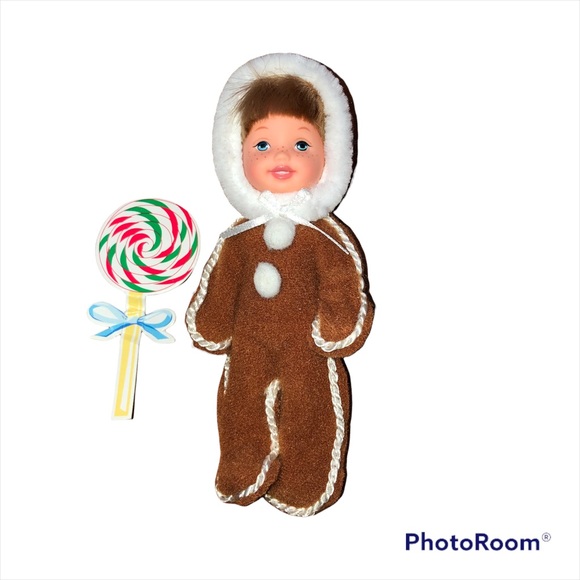 Mattel Toys Barbie Kelly Tommy As Gingerbread Boy Man Christmas
